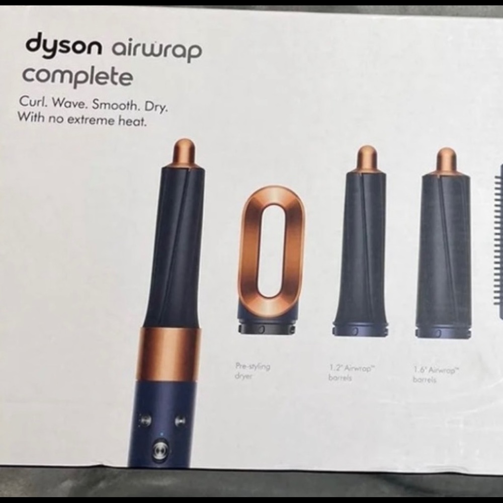 Dyson Airwrap complete system. Special edition in Prussian Blue.